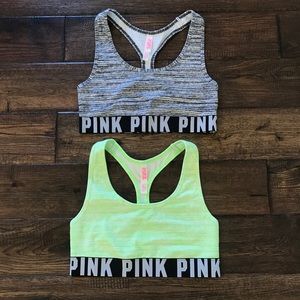 *NEW* Victoria's Secret PINK Sports Bra Set (S)